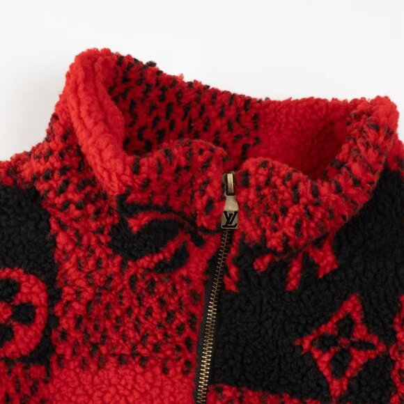 Louis Vuitton Fleece Long-Sleeve Stand Collar Jacket - Picture 3 of 8